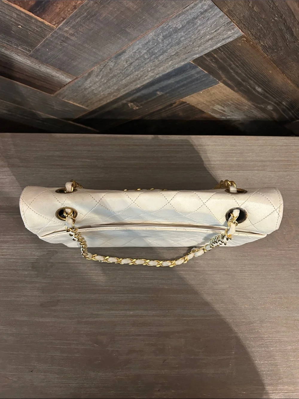Vintage Chanel Matelasse Turnlock Shoulder Bag
